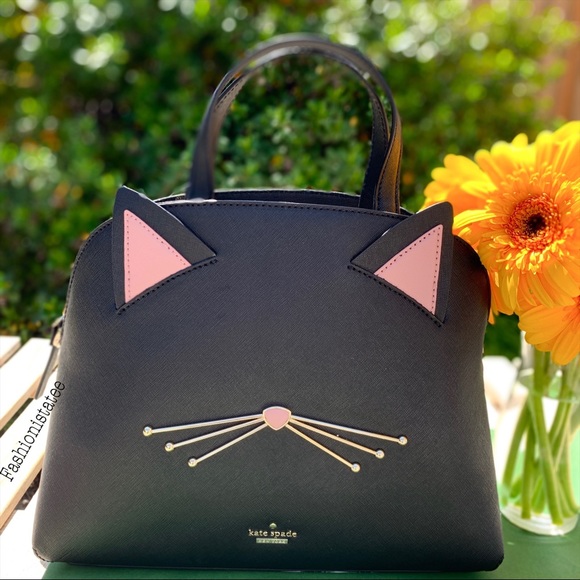 kate spade Handbags - Kate spade Cameron Lottie cat meow black full size